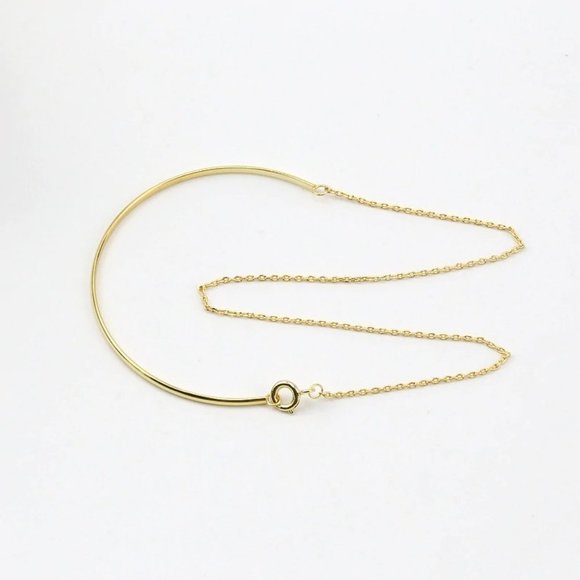 NEW Gold Semi Circular Multi Layer Chain Bracelet - Picture 6 of 8